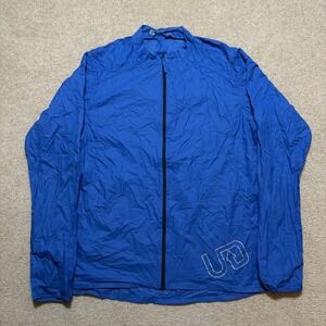 Ultimate Direction Jacket Mens XL Blue Running Softshell Lightweight Nylon Gorp